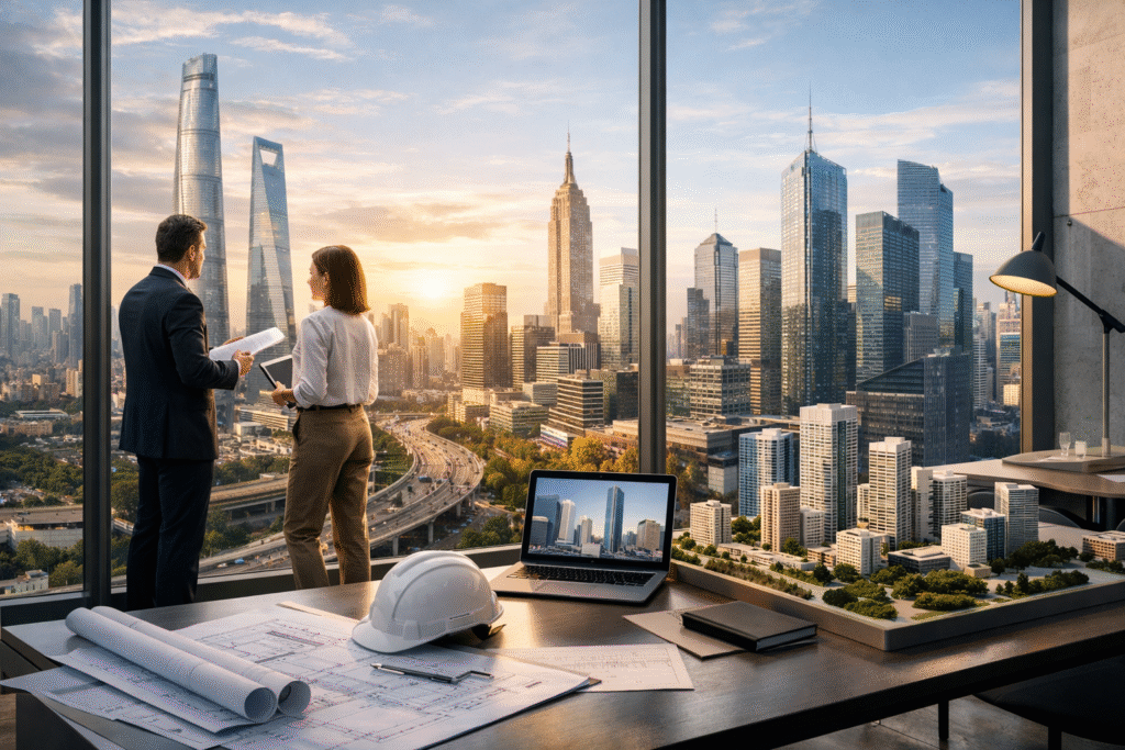 Absolutely! Here’s a detailed 900-word article connecting business and architecture, with professional insight and a smooth flow: