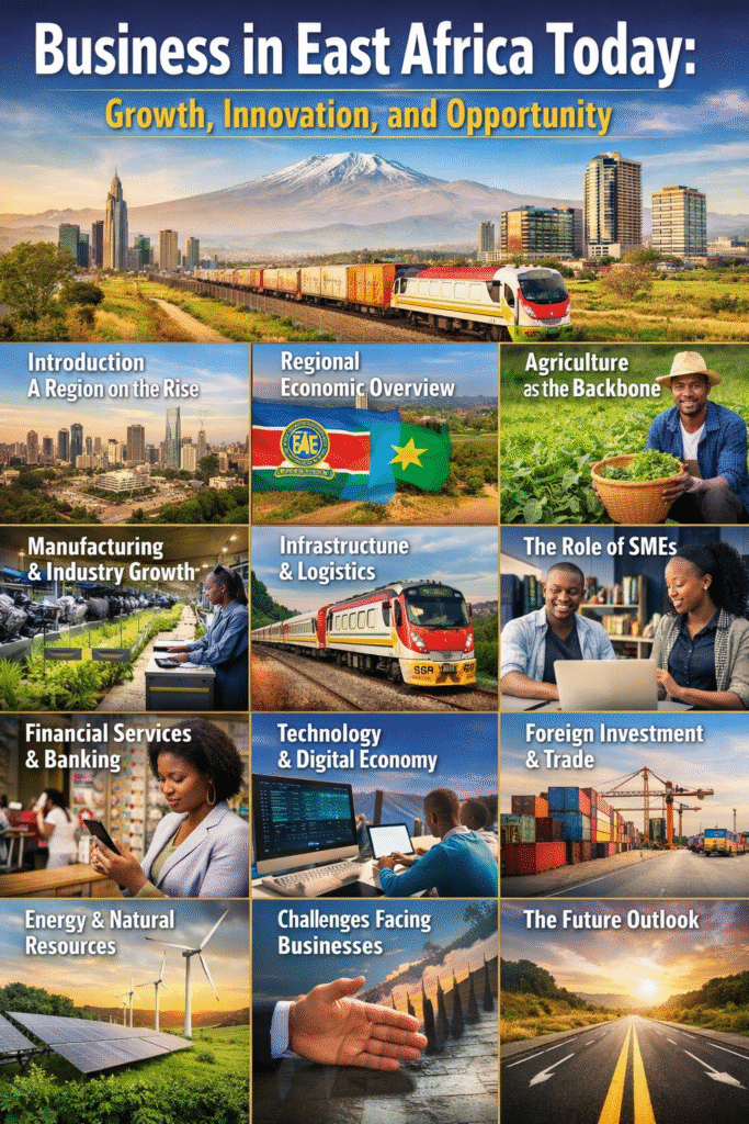 **Business in East Africa Today: Growth, Innovation, and Opportunity**