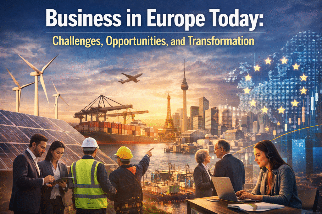 **Business in Europe Today: Challenges, Opportunities, and Transformation**