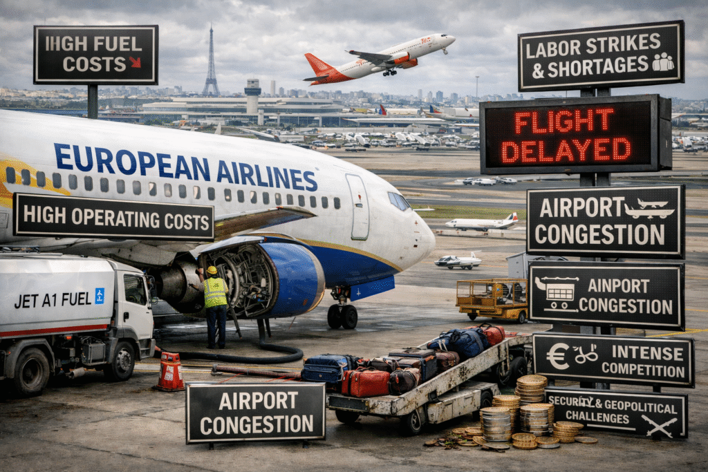 **Major Problems Facing Airlines in Europe Today**