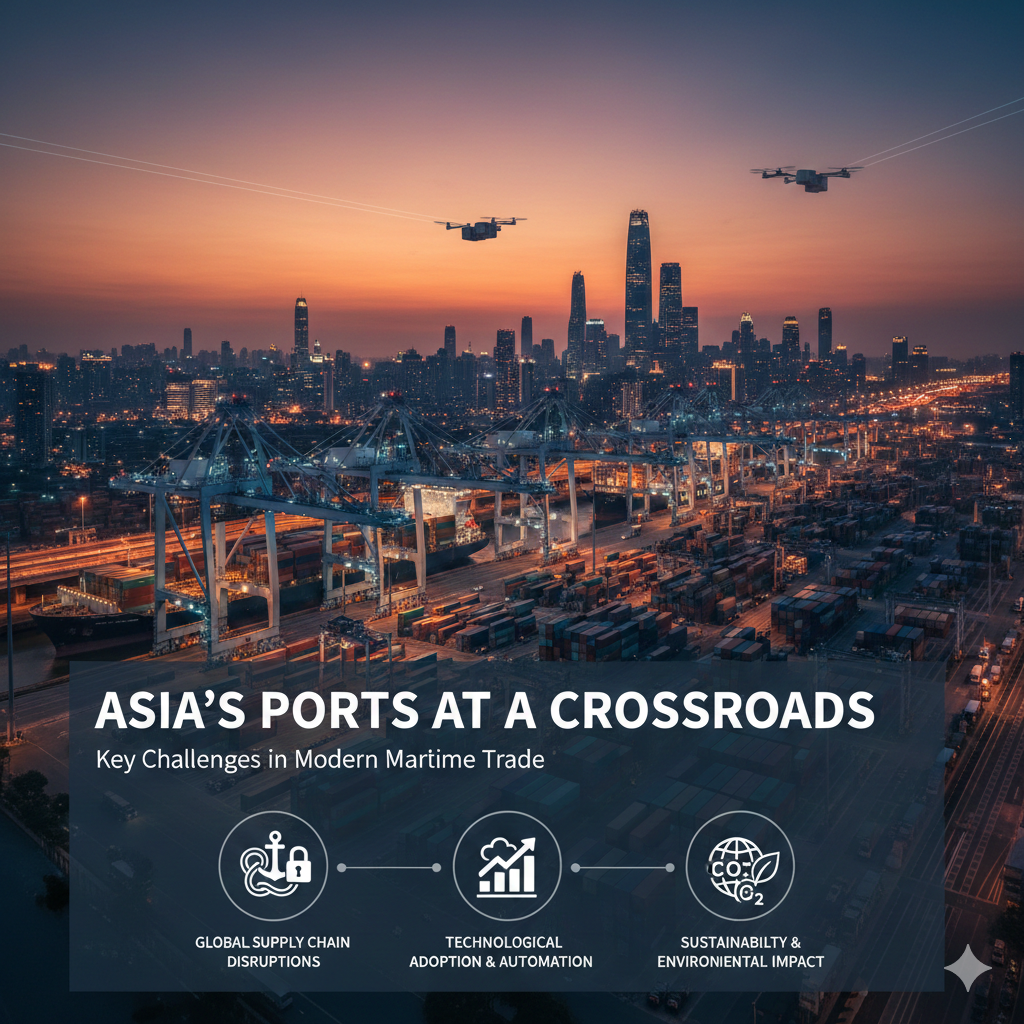 Asia’s Ports at a Crossroads: Key Challenges in Modern Maritime Trade