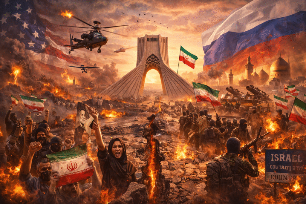 Between the Axe and the Axis: Iran's Domestic Crisis and Regional Power Play