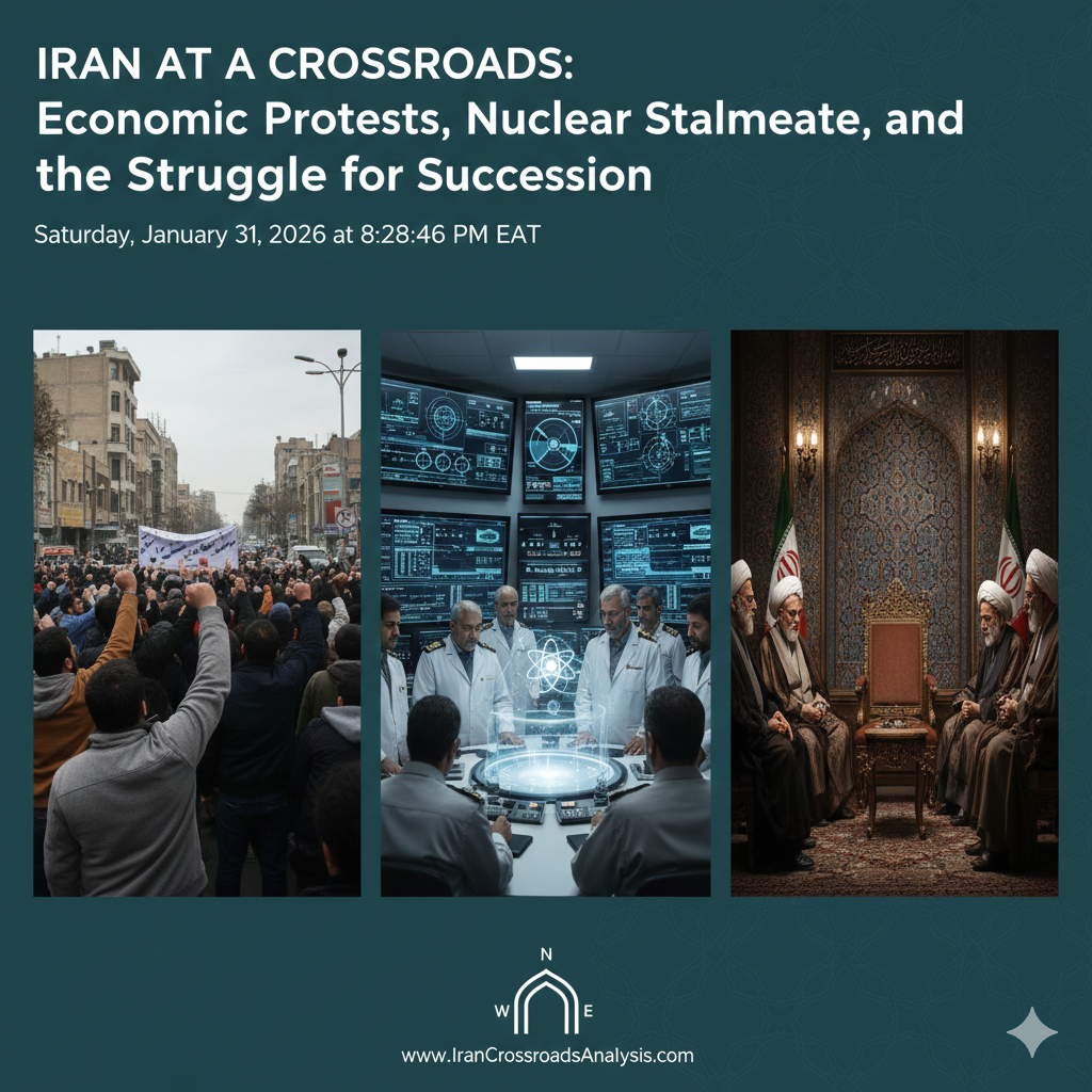 Iran at a Crossroads: Economic Protests, Nuclear Stalemate, and the Struggle for Succession