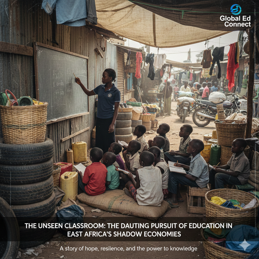 The Unseen Classroom: The Daunting Pursuit of Education in East Africa's Shadow Economies