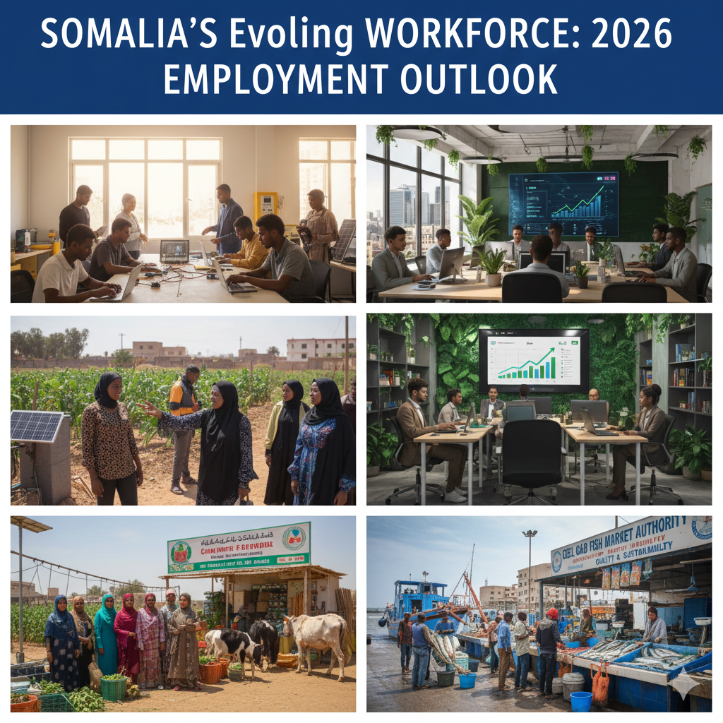 Here is a comprehensive article on the state of employment in Somalia, written to your specifications and drawing from the latest developments in early 2026