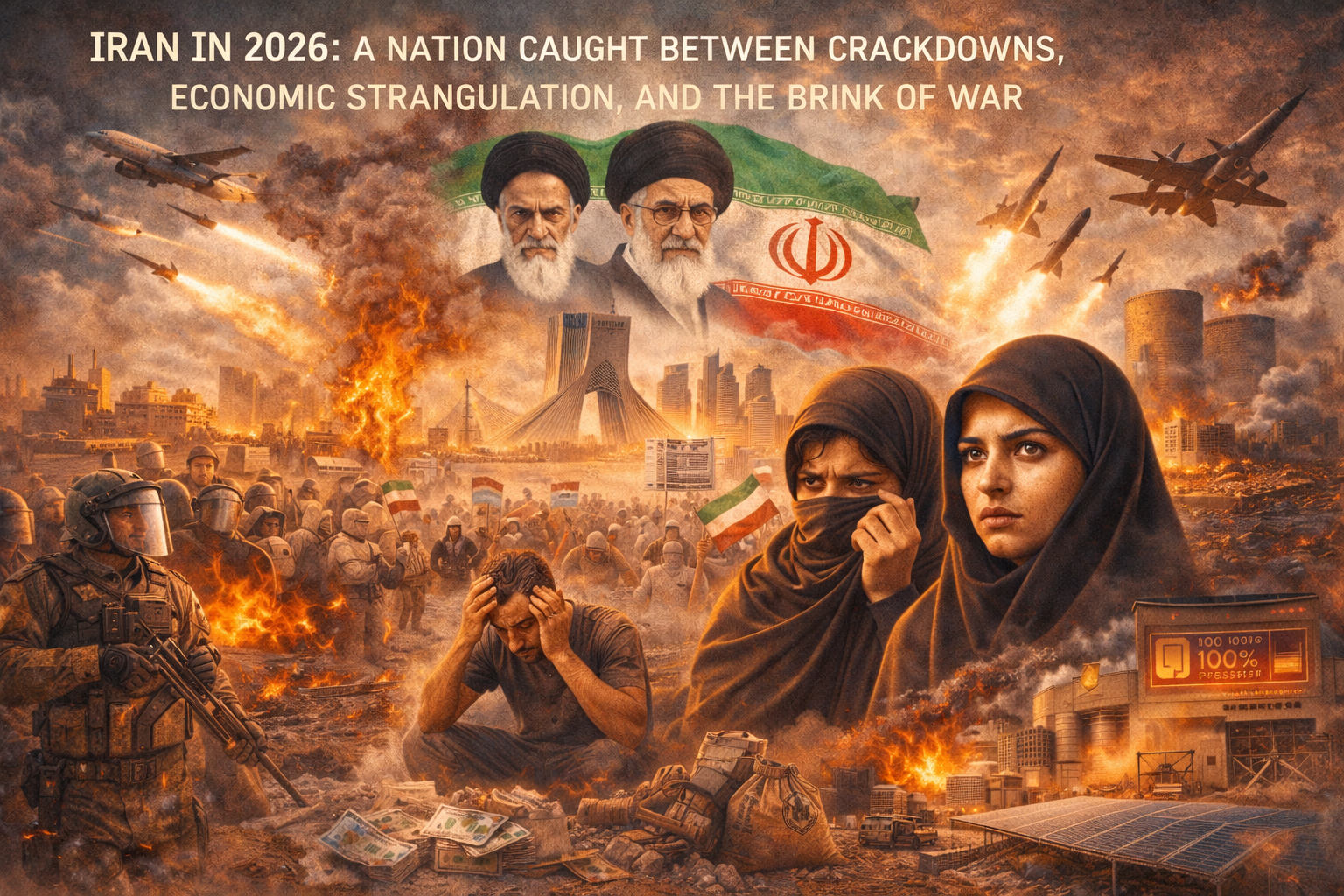 Iran in 2026: A Nation Caught Between Crackdowns, Economic Strangulation, and the Brink of War