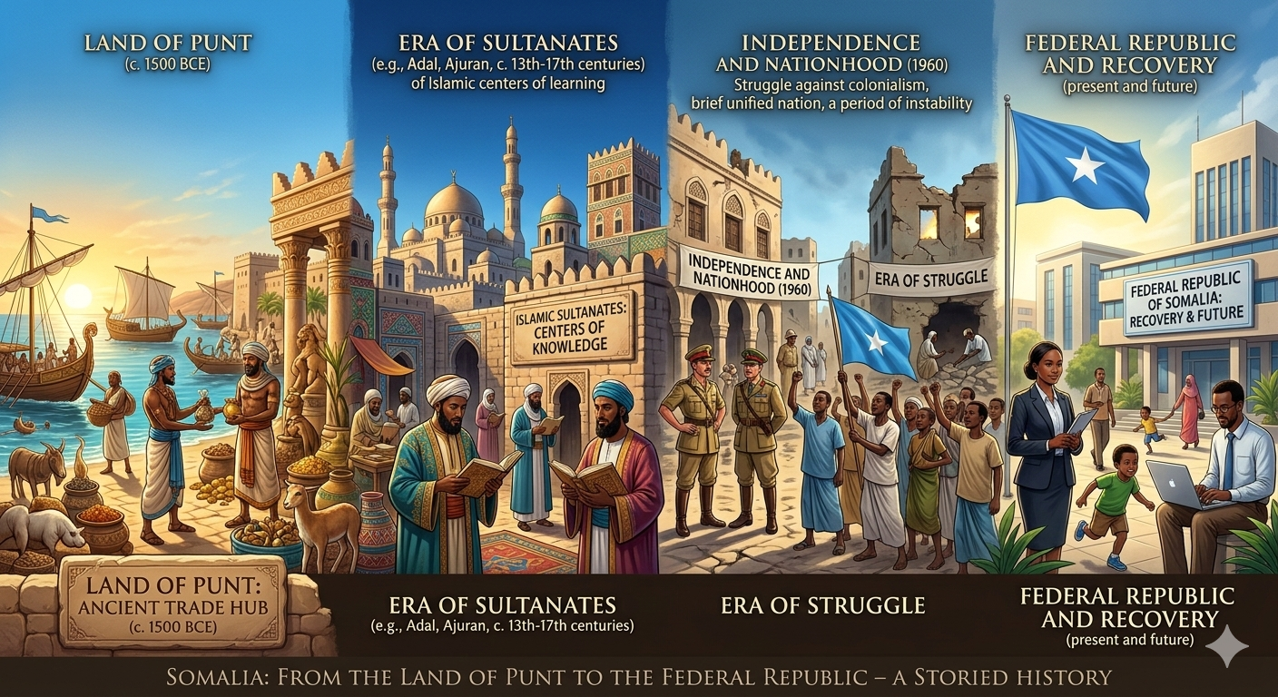 From the Land of Punt to the Federal Republic: The Storied History of Somalia