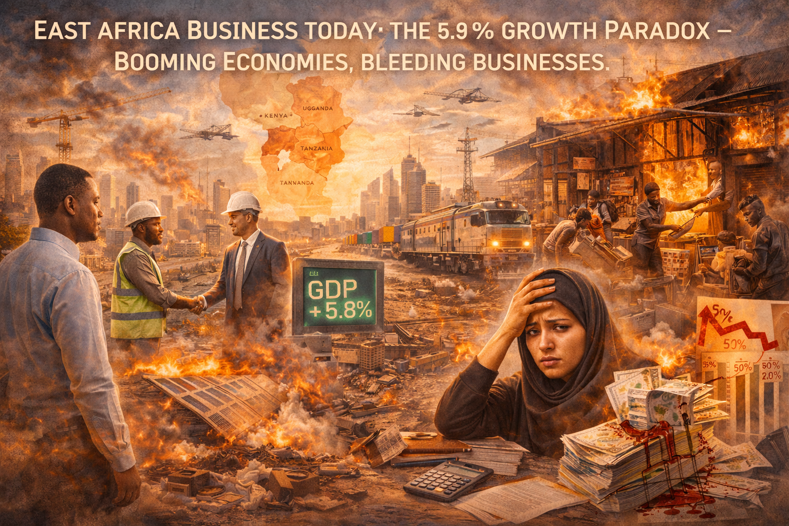 East Africa Business Today: The 5.8% Growth Paradox – Booming Economies, Bleeding Businesses