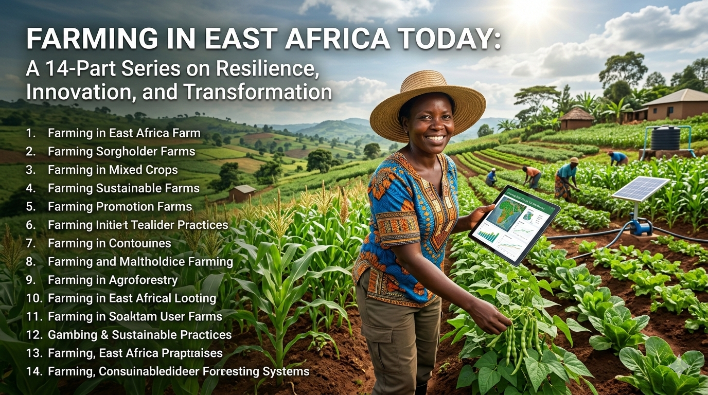 Farming in East Africa Today: A 14-Part Series on Resilience, Innovation, and Transformation