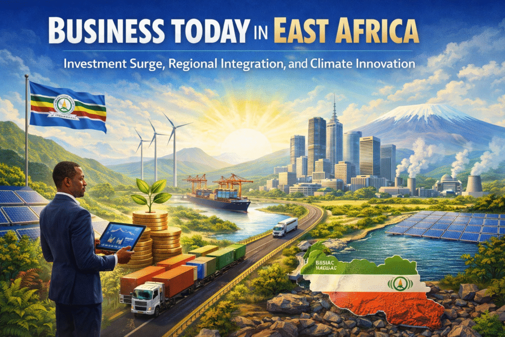 Business Today in East Africa: Investment Surge, Regional Integration, and Climate Innovation