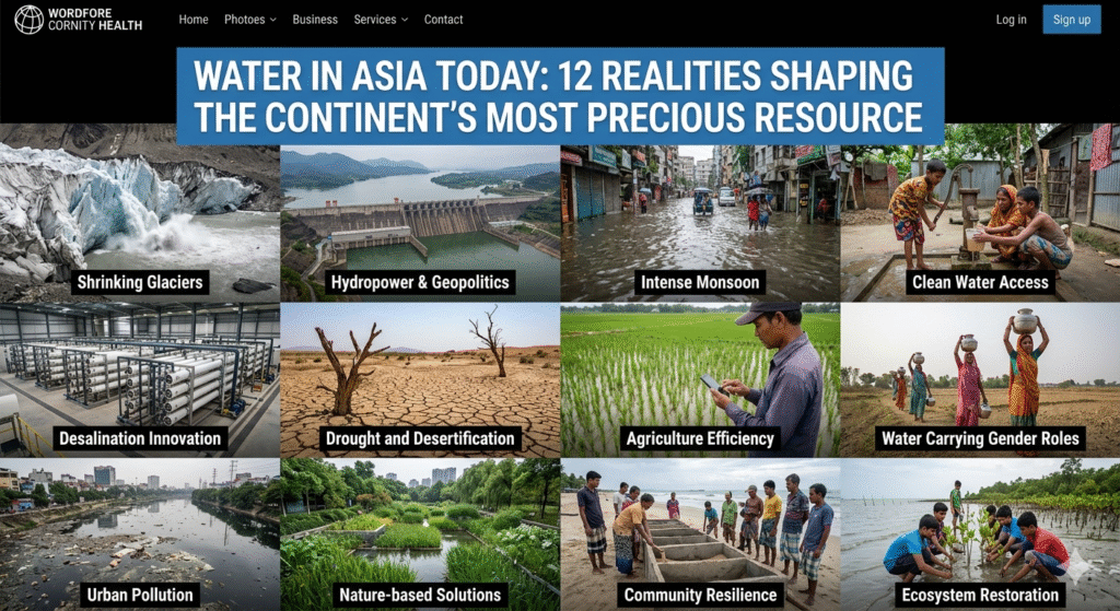 Water in Asia Today: 12 Realities Shaping the Continent’s Most Precious Resource