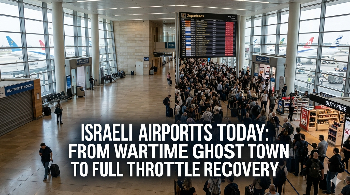 Israeli Airports Today: From Wartime Ghost Town to Full Throttle Recovery