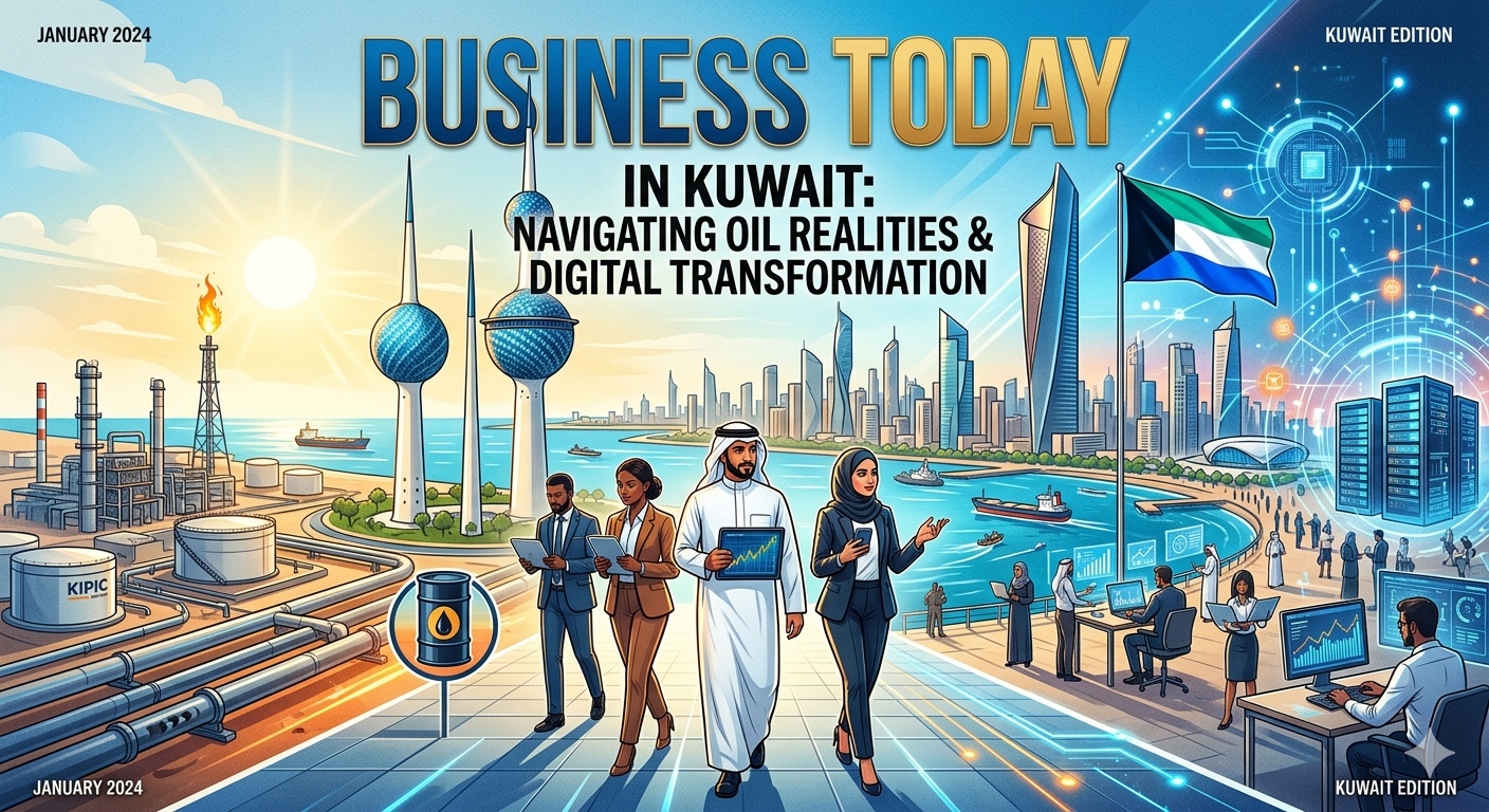 Business Today in Kuwait: Navigating Oil Realities and Digital Transformation ﻿