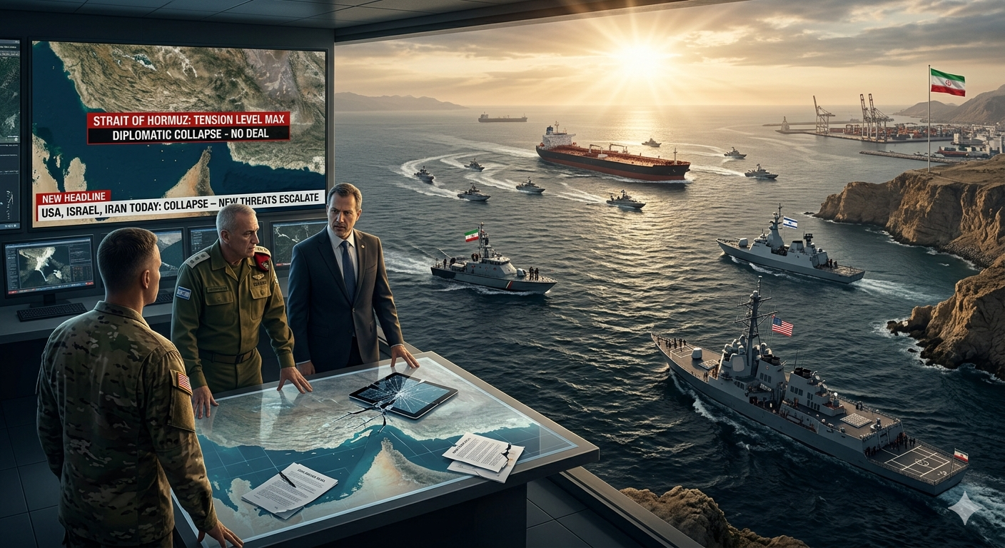 USA, Israel and Iran Today: Last-Minute Collapse – No Deal, New Threats, and the Strait of Hormuz in the Balance ﻿