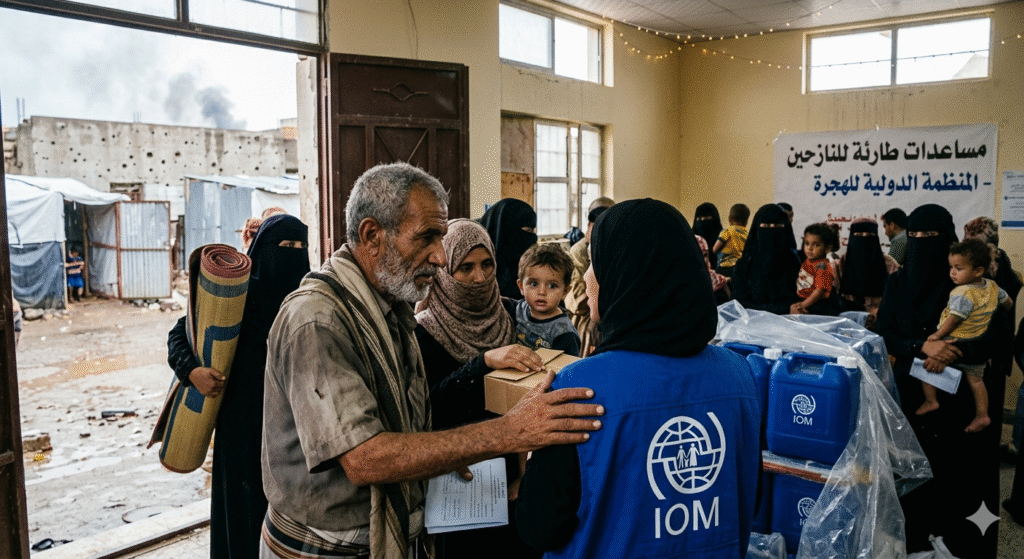 IOM in Yemen Today: A Lifeline for Millions Caught Between War, Floods, and Displacement ﻿