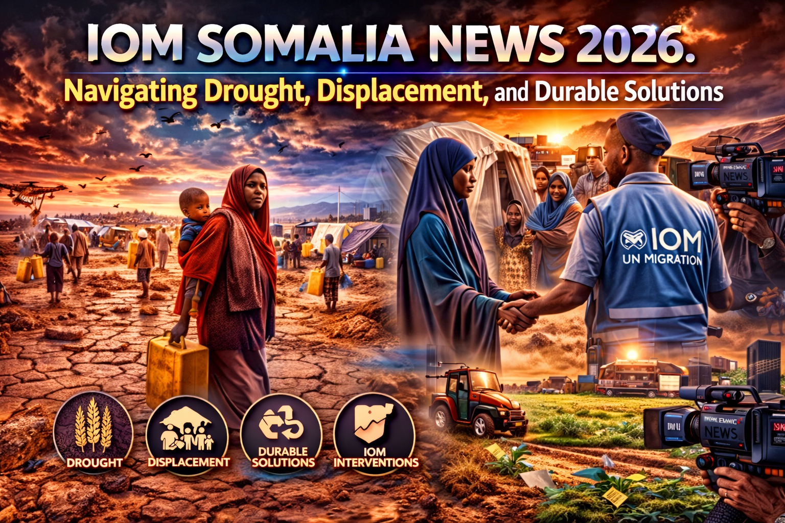 IOM Somalia News 2026: Navigating Drought, Displacement, and Durable Solutions