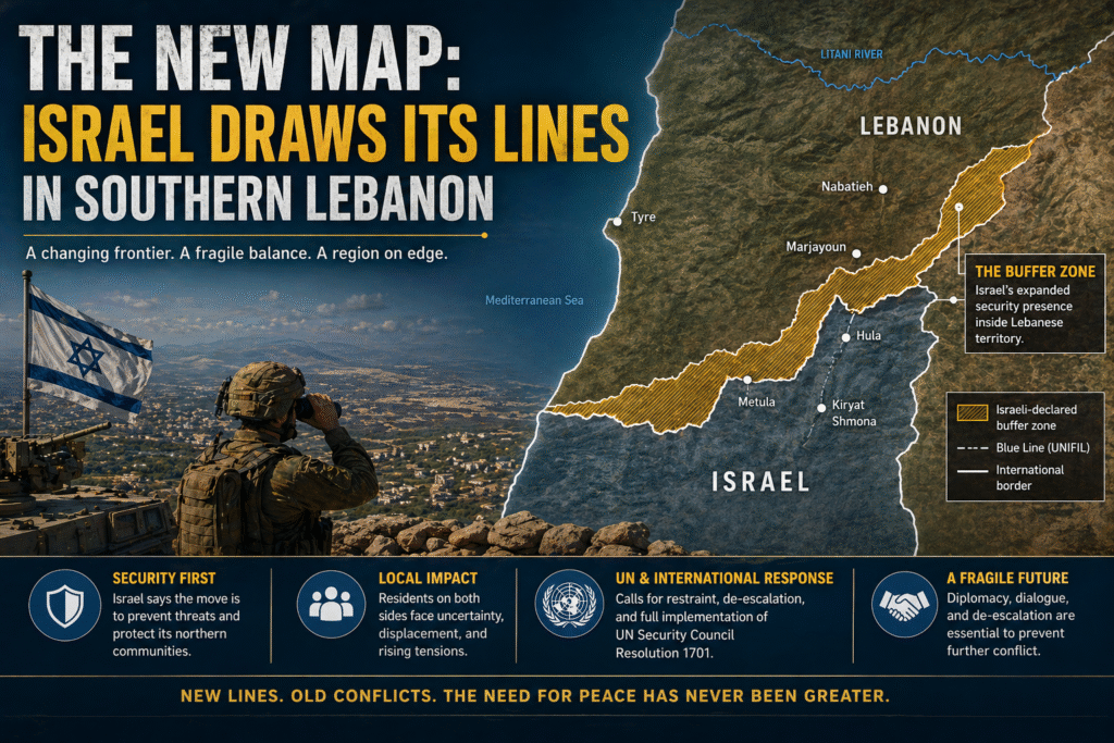 The New Map: Israel Draws Its Lines in Southern Lebanon