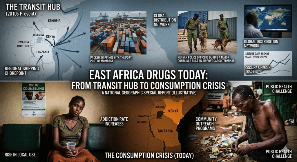 East Africa Drugs Today: From Transit Hub to Consumption Crisis