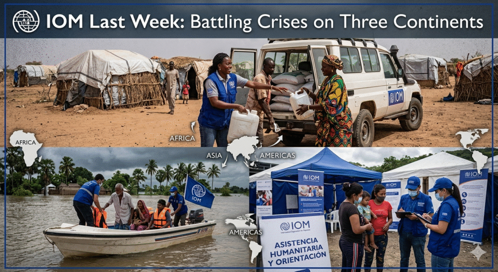 IOM Last Week: Battling Crises on Three Continents