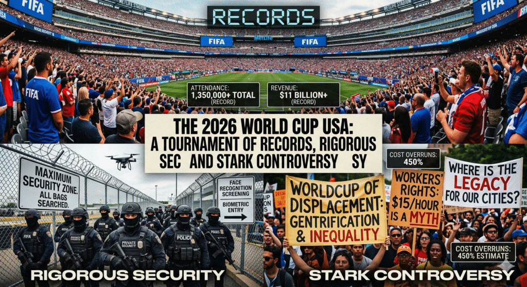 The 2026 World Cup in the USA: A Tournament of Records, Rigorous Security, and Stark Controversy
