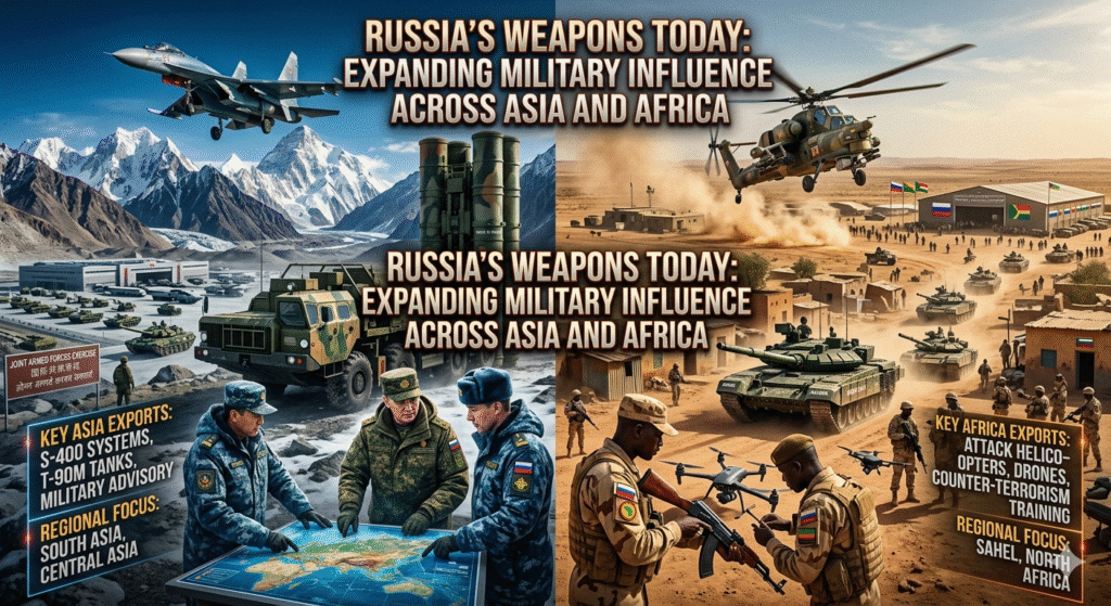 Russia’s Weapons Today: Expanding Military Influence Across Asia and Africa ﻿
