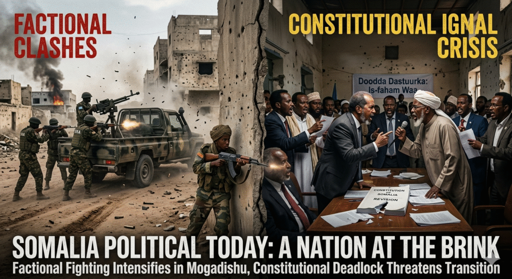 Somalia Political Today: Factional Clashes, Constitutional Crisis, and a Nation at the Brink