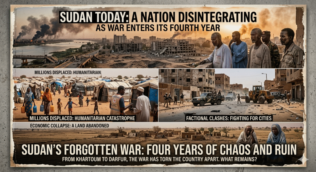 Sudan Today: A Nation Disintegrating as War Enters Its Fourth Year
