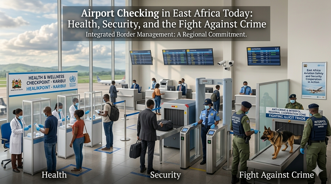 Airport Checking in East Africa Today: Health, Security, and the Fight Against Crime