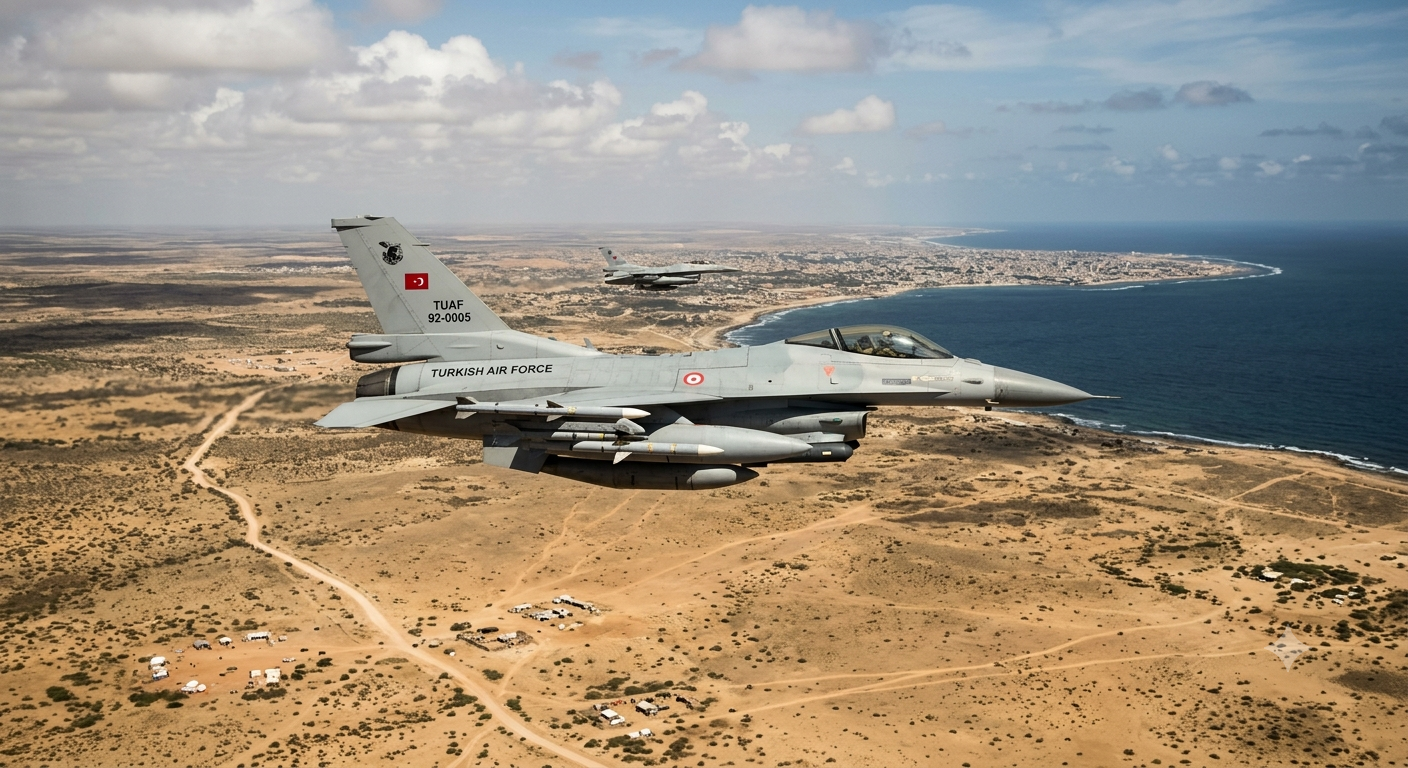 F-16s in Somalia: Turkey’s New Air Power Shifts the Battle Against Al-Shabab ﻿