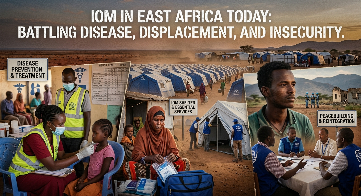 IOM in East Africa Today: Battling Disease, Displacement, and Insecurity