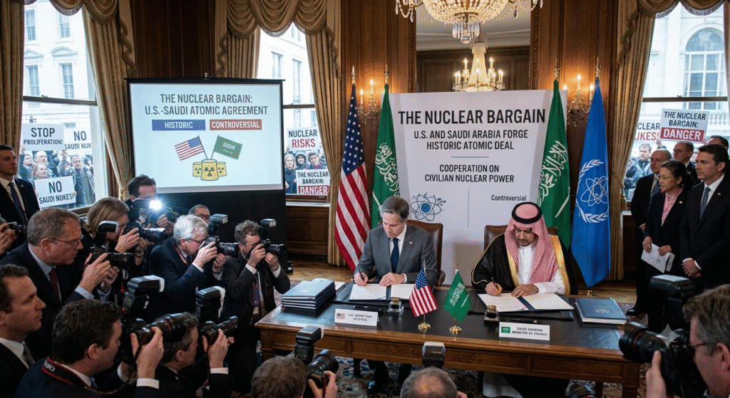 The Nuclear Bargain: U.S. and Saudi Arabia Forge Historic, and Controversial, Atomic Deal