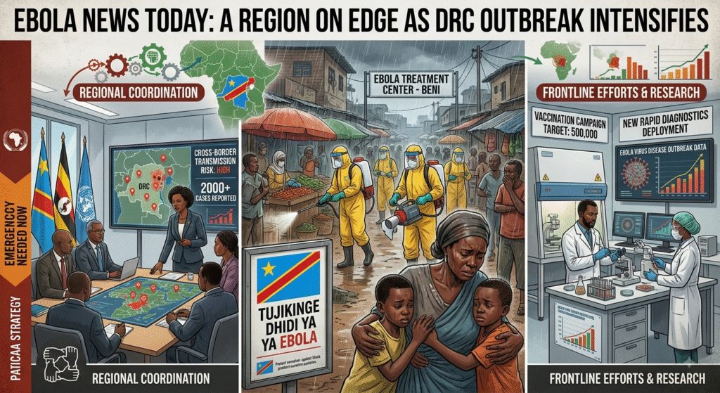 Ebola News Today: A Region on Edge as DRC Outbreak Intensifies
