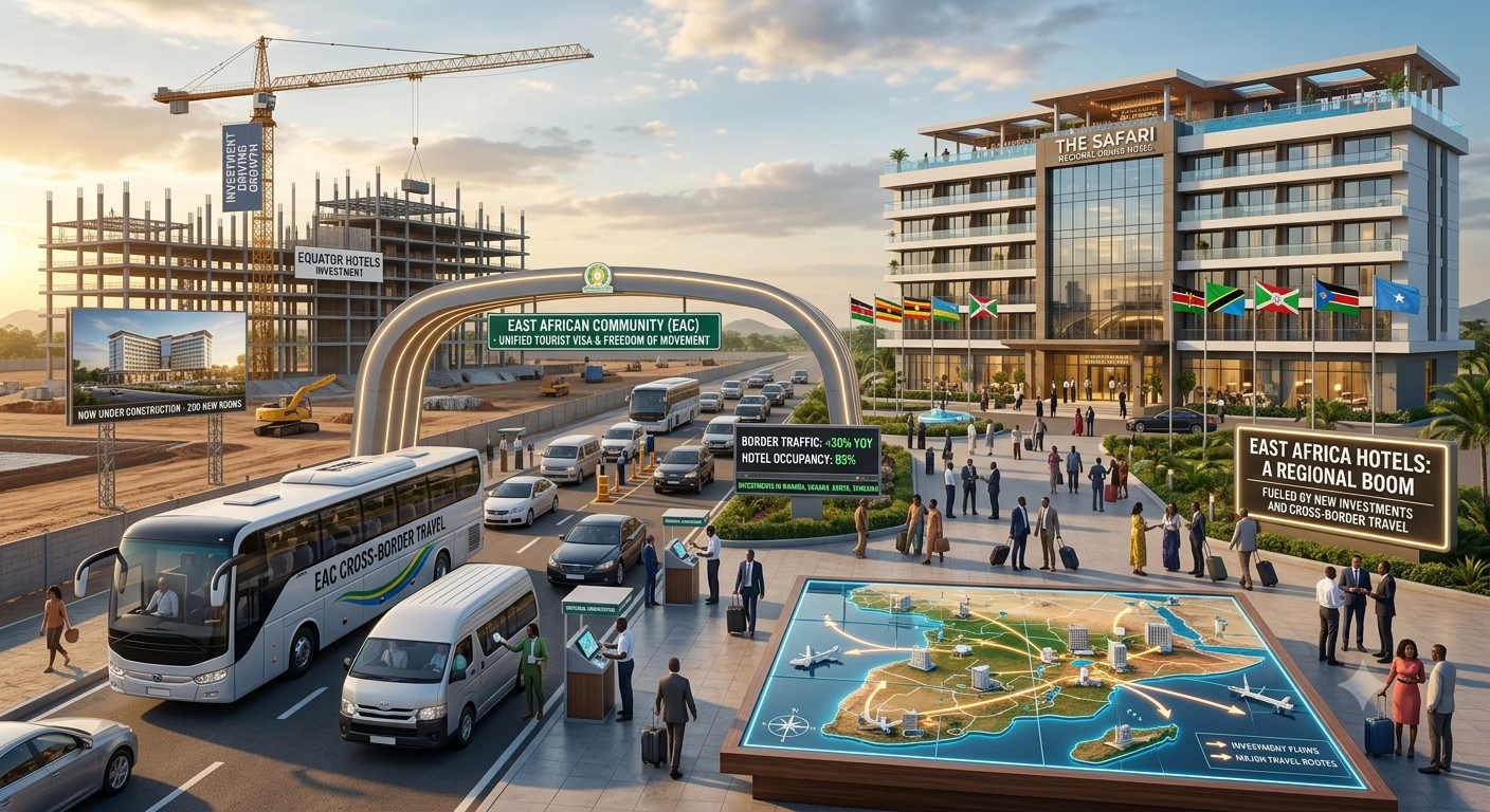 East Africa Hotels: A Regional Boom Fueled by New Investments and Cross-Border Travel