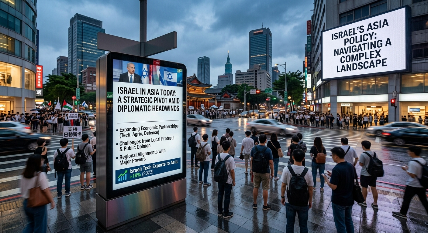 Israel in Asia Today: A Strategic Pivot Amid Diplomatic Headwinds