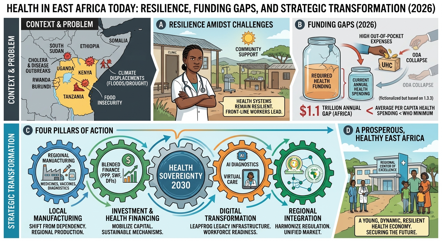 Health in East Africa Today: Resilience, Funding Gaps, and Strategic Transformation ﻿