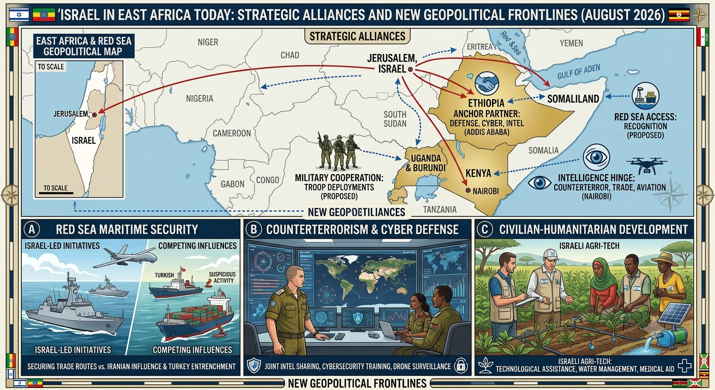 Israel in East Africa Today: Strategic Alliances and New Geopolitical Frontlines ﻿
