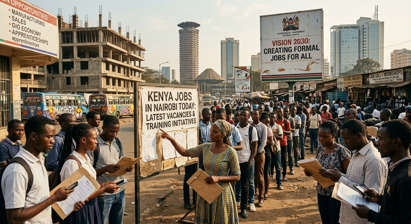 Kenya Jobs in Nairobi Today: A Tale of Promises, Resilience, and Structural Gaps