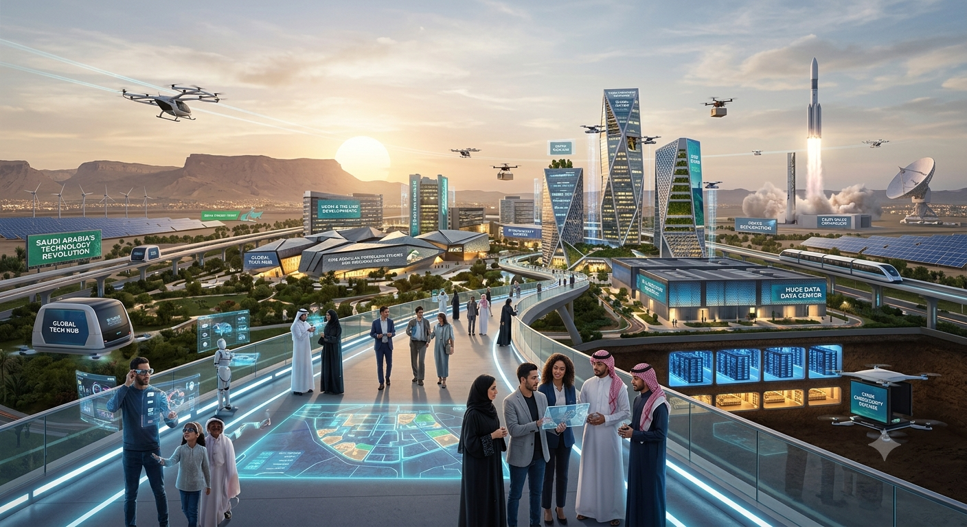 Saudi Arabia's Technology Revolution: A Nation Racing to Become a Global Tech Hub ﻿