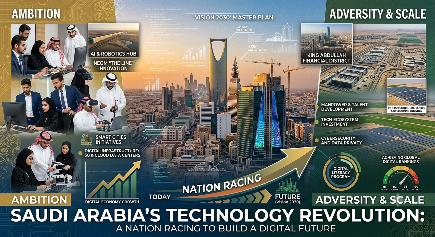 Saudi Arabia's Technology Revolution: A Nation Racing to Build a Digital Future
