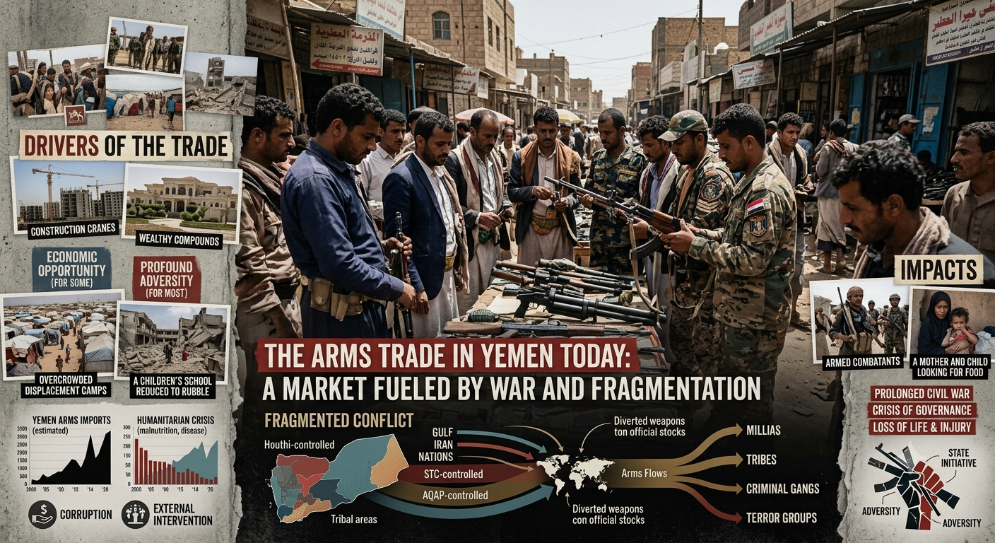 The Arms Trade in Yemen Today: A Market Fueled by War and Fragmentation
