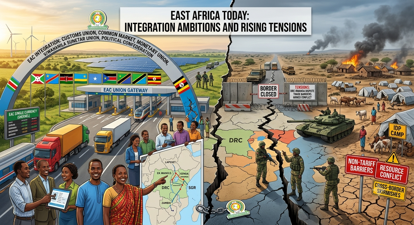 East Africa Today: Integration Ambitions and Rising Tensions