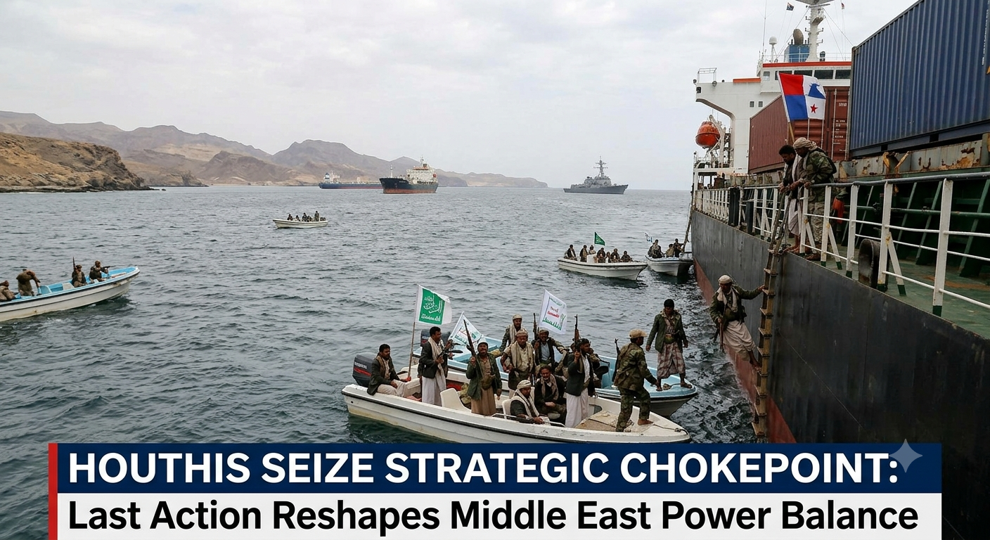 Houthis Seize Strategic Chokepoint: Last Action Reshapes Middle East Power Balance