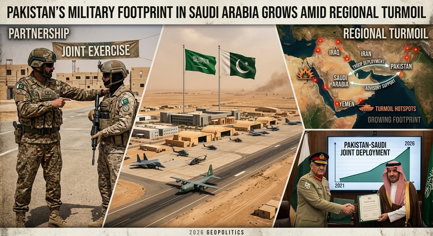 Pakistan’s Military Footprint in Saudi Arabia Grows Amid Regional Turmoil