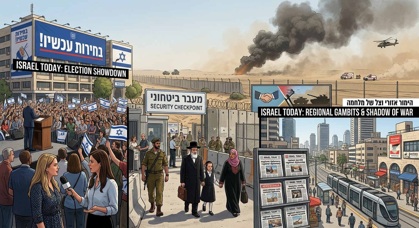 Israel Today: Election Showdown, Regional Gambits, and the Shadow of War