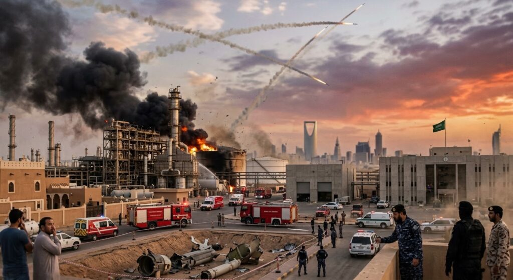 Houthis Launch Unprecedented Missile Barrage on Saudi Arabia, Drawing Global Condemnation and Threat of US Intervention